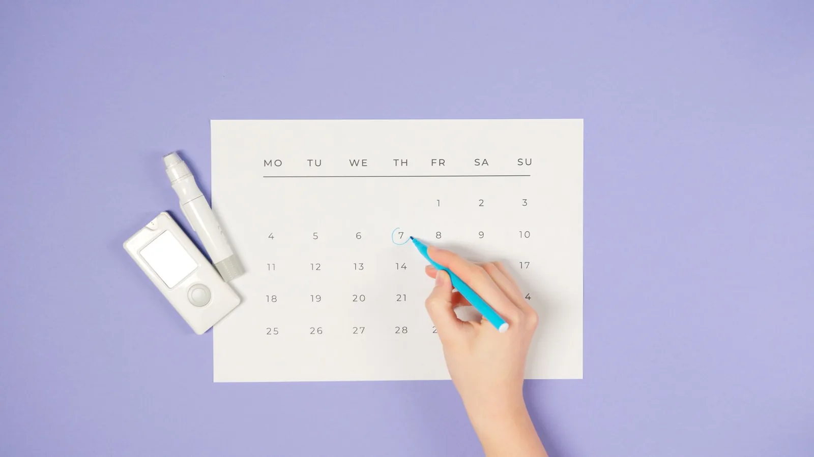 A calendar marking the 60 days allowed after an Express Entry invitation